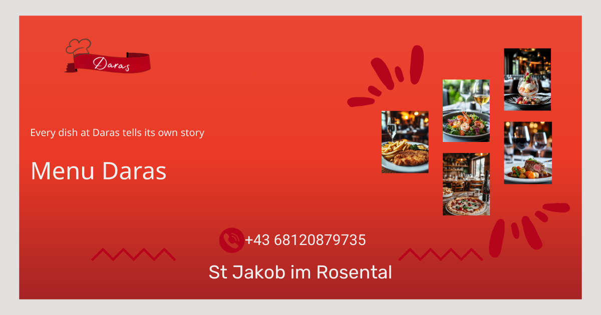 Daras - Fresh and Delicious Menu in St. Jakob